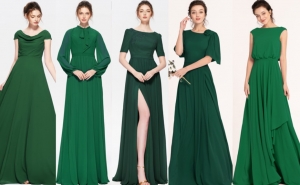 Go Green: Where to Buy Emerald Bridesmaid Dresses 